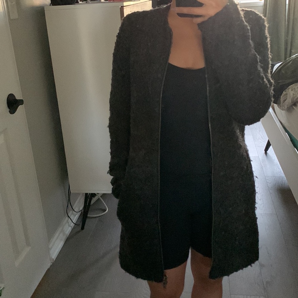 Kimchi Blue double zip Wool Jacket in Grey Size small
